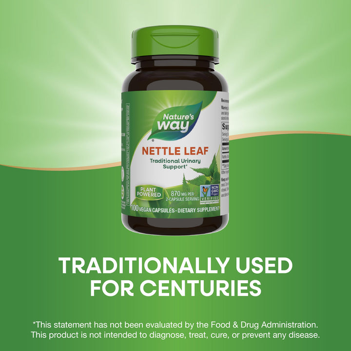 Nature&#39;s Way - Nettle Herb, 435 mg, 100 capsule