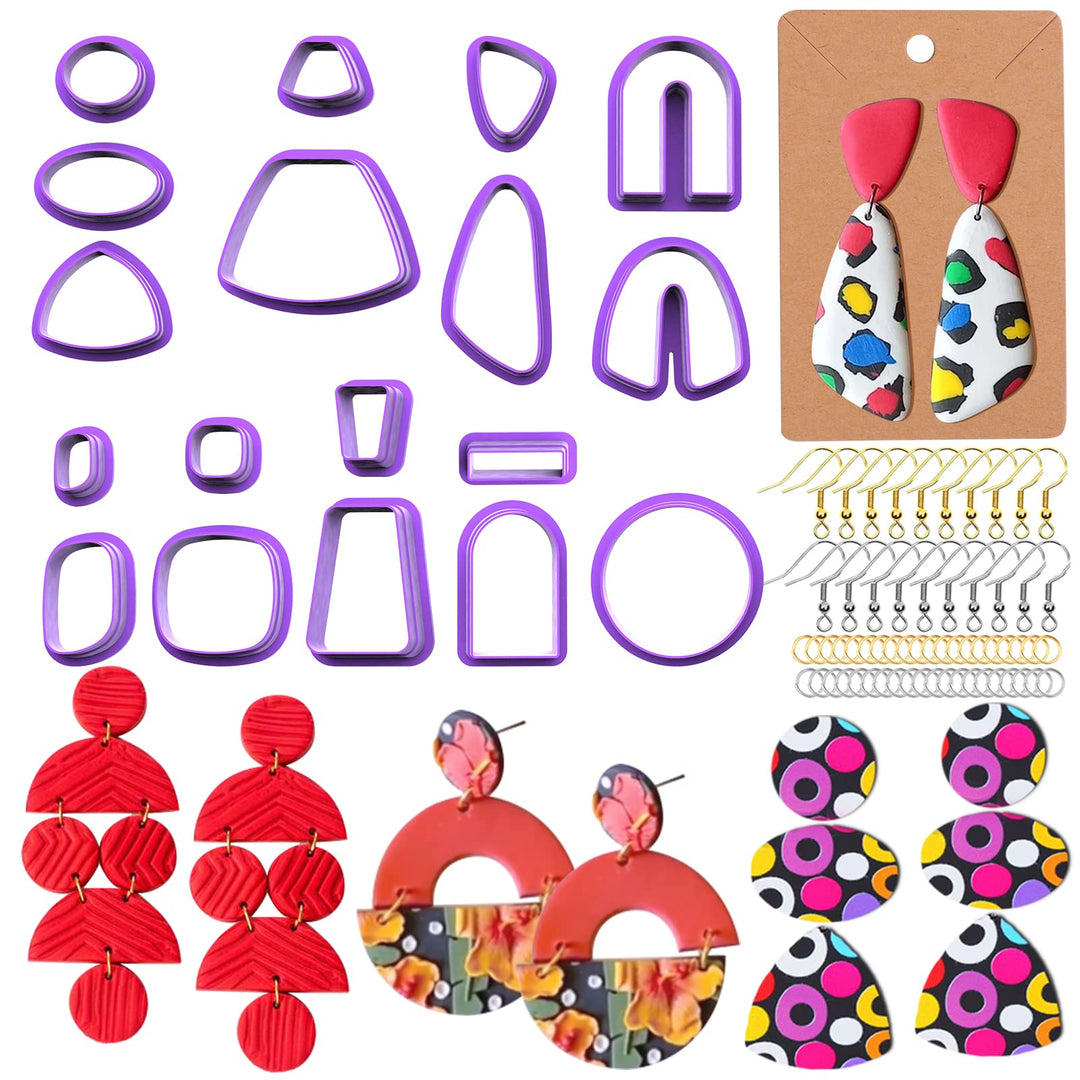 BABORUI 118Pcs Polymer Clay Cutters kit, Set of 18 Clay