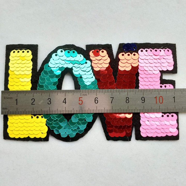 10pcs Love Heart Sew-on/Iron-on Patch Applique Clothes Dress Plant Hat Jeans Sewing Flowers Kid Applique Accessory (Love Heart 10pcs)