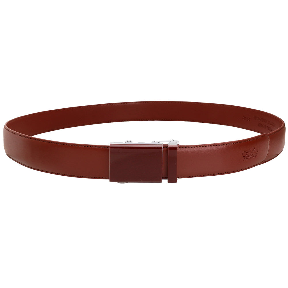 Falari Men's Genuine Leather Ratchet Dress Belt Aut