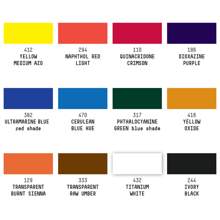 Liquitex Professional Heavy Body Acrylic Paint, 12 x 22