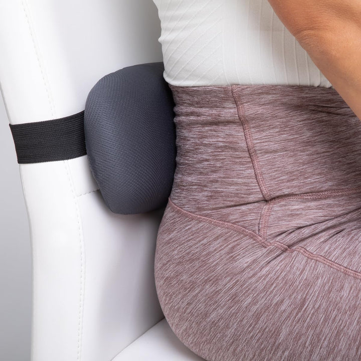 The Original McKenzie SuperRoll - USA-Made Low Back Lumbar Pillow for Office Chair Lumbar Support, Car Back Support Seat Cushions and Travel. The Preferred Lumbar Cushion by Physical Therapists.