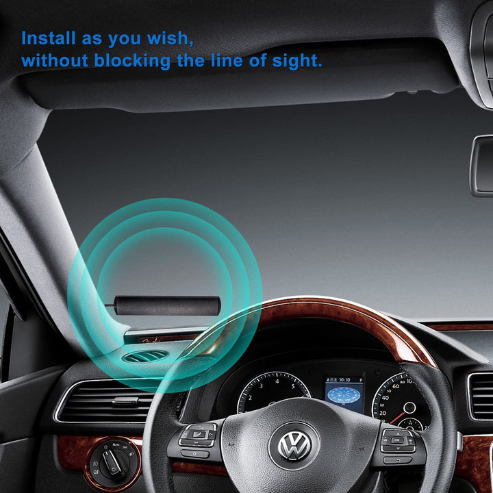 AEDIKO 2pcs Car Stereo FM Radio Antenna Hidden Windshie