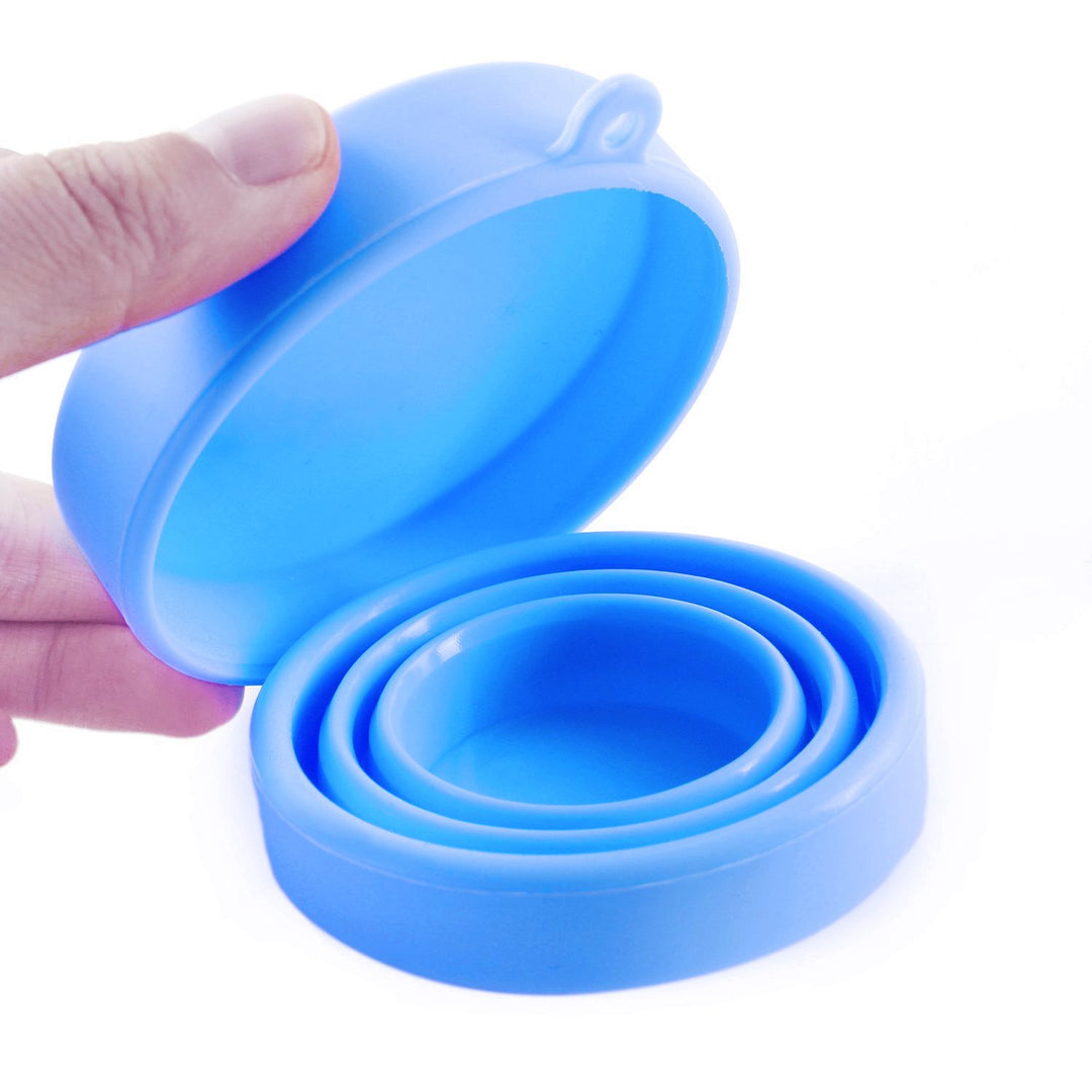 Collapsible Silicone Cup Foldable Sterilizing Cup for M