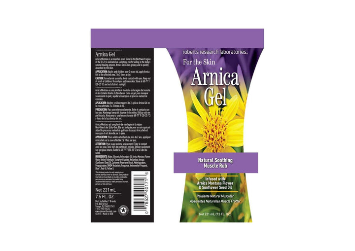 Robert Research Laboratories Arnica Gel, 7.5 Fluid Ounc