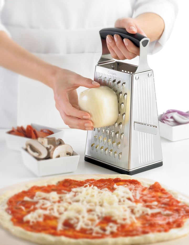 4 Sided Box Grater, Regular, Stainless Steel