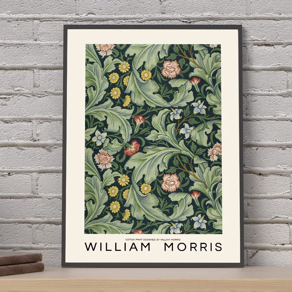 3Pcs Canvas Painting William Morris Poster Print Wall Art Fashion Retro Pictures for Living Room Gallery Decor 8X10Inch, No Frame