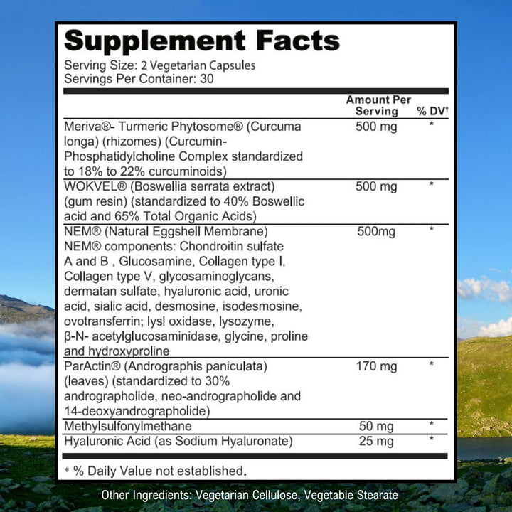 Zoflexa Joint and Cartilage Health Formula Tablets, 60 Count