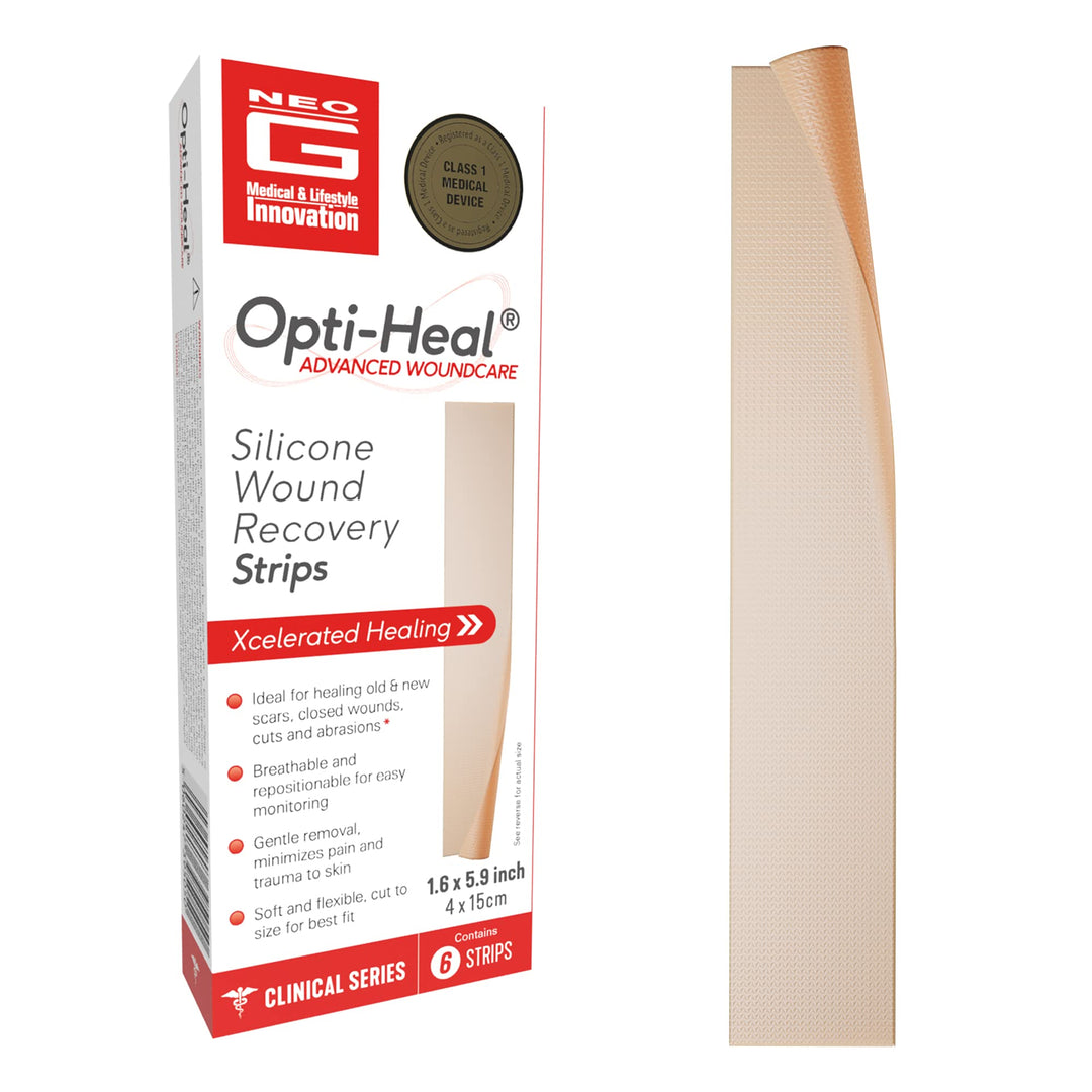 Neo G Opti-Heal Wound Recovery Silicone Scar Strips for