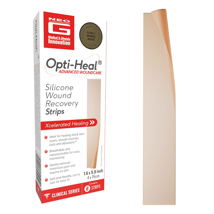 Neo G Opti-Heal Wound Recovery Silicone Scar Strips for