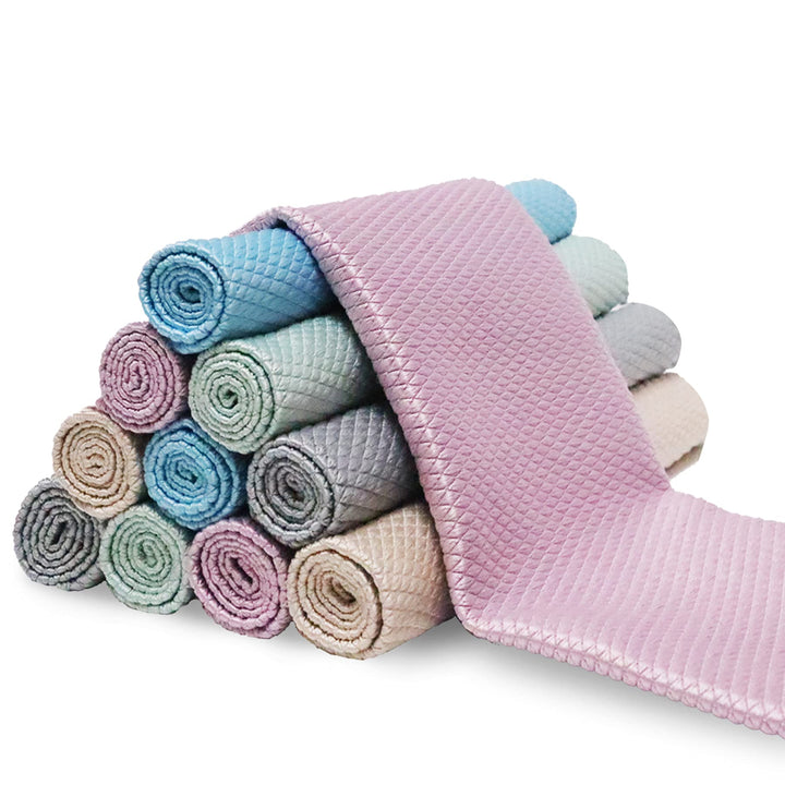 DyPinYise Fish Scale Microfiber Polishing Cleaning Clot