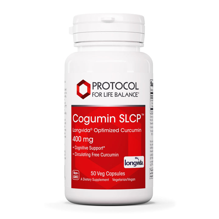 Cogumin SLCP 400mg Curcumin - Neurological Support - with Curcuma Longa Extract - Cognitive Support Supplement - Vegan-Friendly &amp; Non-GMO - 50 Veg Capsules