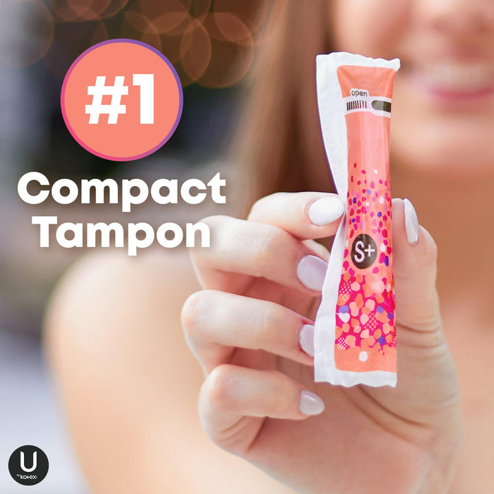 U by Kotex Click Compact Tampons, Super Plus Absorbency