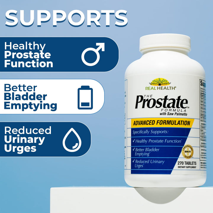 The Prostate Formula - Prostate Supplements for Men, Prostate Health, Prostate Relief, Saw Palmetto for Men, Prostate Vitamins - 270 Count