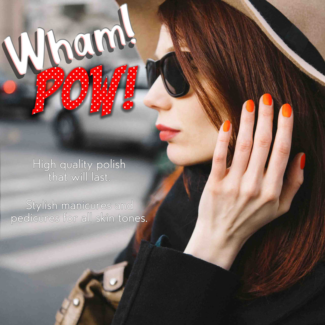 Nail Polish, Orange, Wham, Pow, .05 Ounce