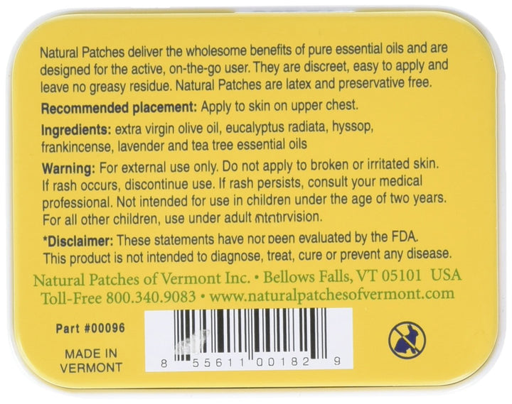 Natural Patches of Vermont - Soothing Allergy Formula E