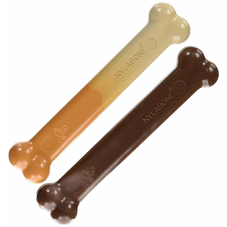 Original Bone Power Chew Toy for Dogs, Durable Dog Toys for Aggressive Chewers, Flavor Frenzy Funnel Cake & Shish Kabob Flavor, Large - Up to 50 lbs, 2 Pack