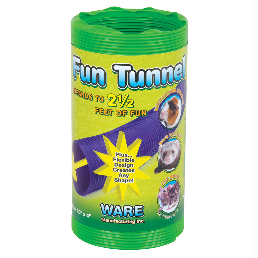 Manufacturing Fun Tunnels Play Tube for Small Pets, 30 X 4 Inches - Medium