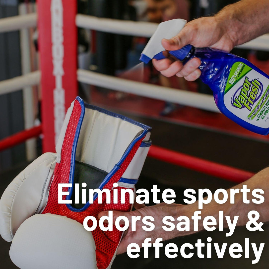 Sports Cleaner and Deodorizer - Sports Gear Odor Eliminator, Boxing Glove Deodorizer, Gym Equipment Spray, Natural and Plant Based, 16 Fl Oz (1-Pack)