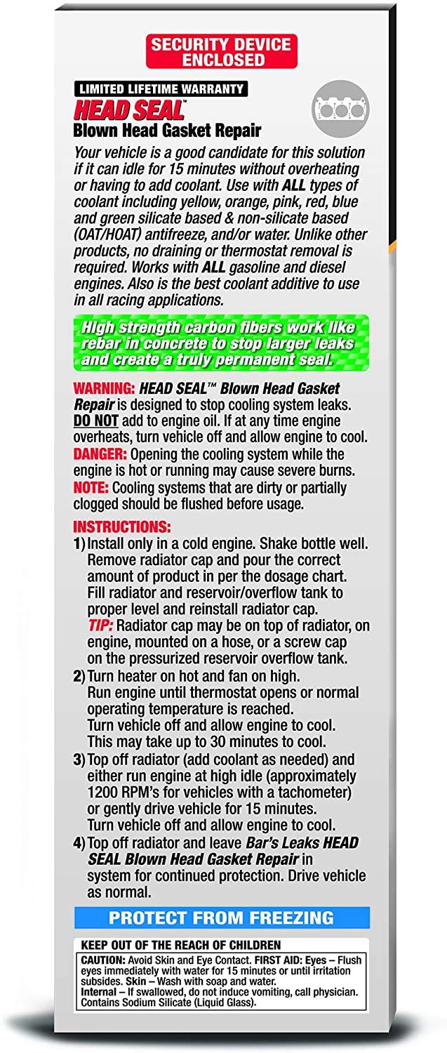 HG-1 HEAD SEAL Blown Head Gasket Repair