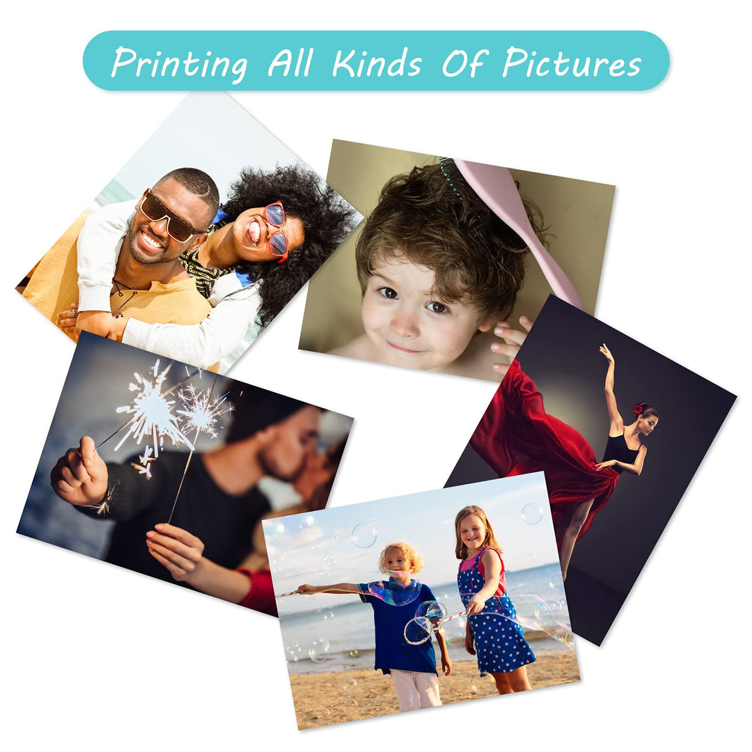 Hotop 8 Pieces Sublimation Metal Photo Blanks Aluminum Photo Sign Blank 6 x 8 Inch Photo Metal Wall Poster Frame Blank for Sublimation Heat Press, White
