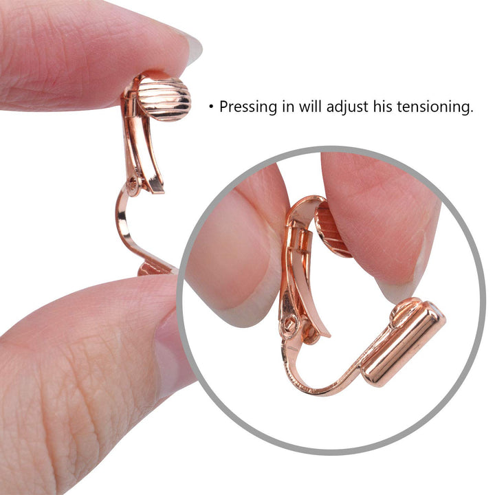 Aylifu 16 Pieces Clip-on Earring Converters Earring Cli