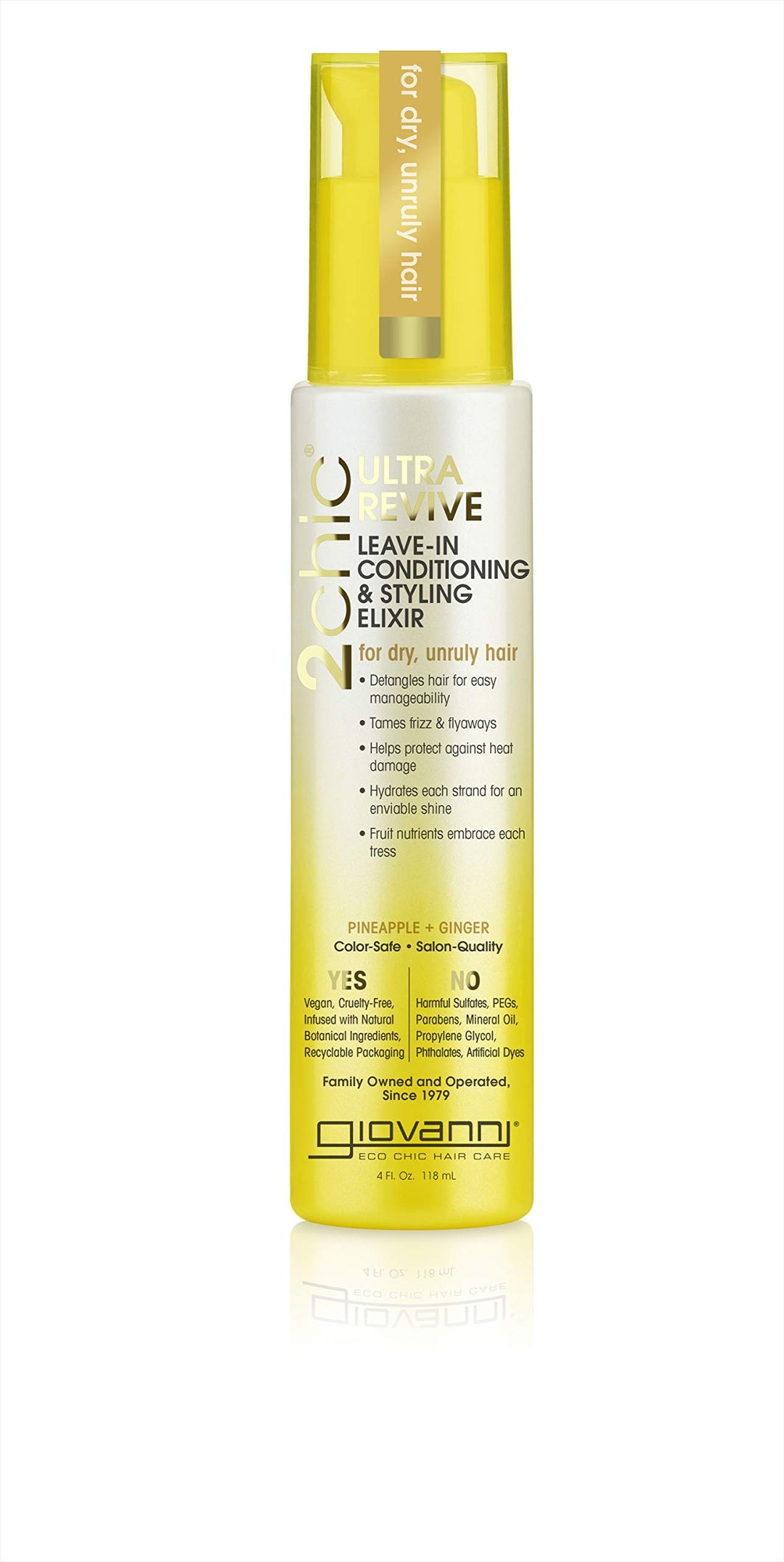 Cosmetics Ultra Revive Leave-in-Elixir Pineapple &amp; Ginger, 4 Oz (Pack of 1)