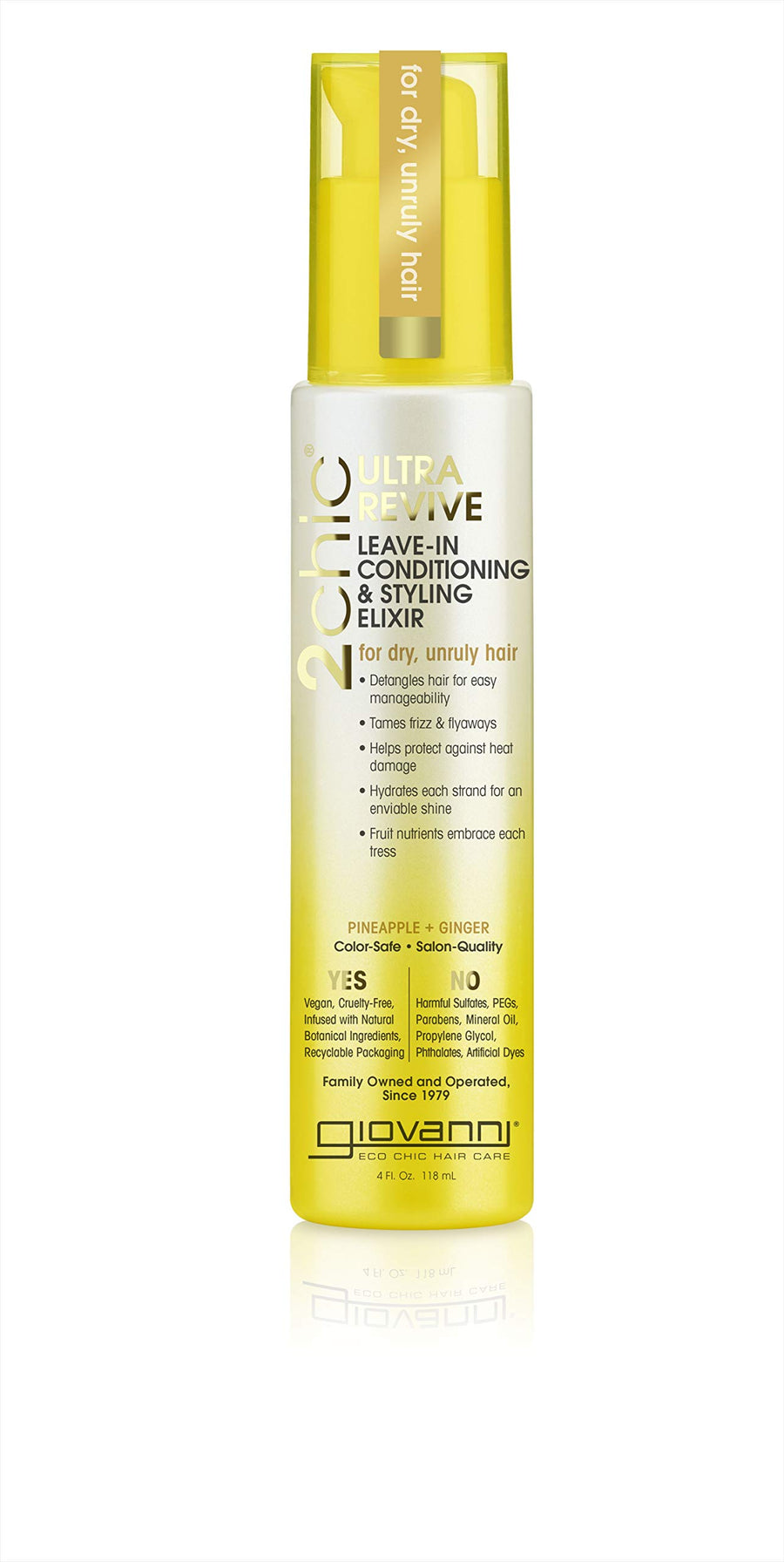Cosmetics Ultra Revive Leave-in-Elixir Pineapple & Ginger, 4 Oz (Pack of 1)