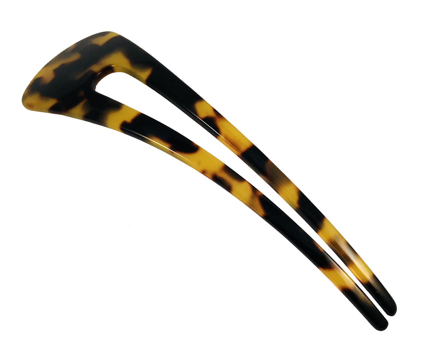 Grace Long Tokyo Large Handmade Cellulose Acetate Chignon Bun Holder U Hair Pin Stick (Tokyo)