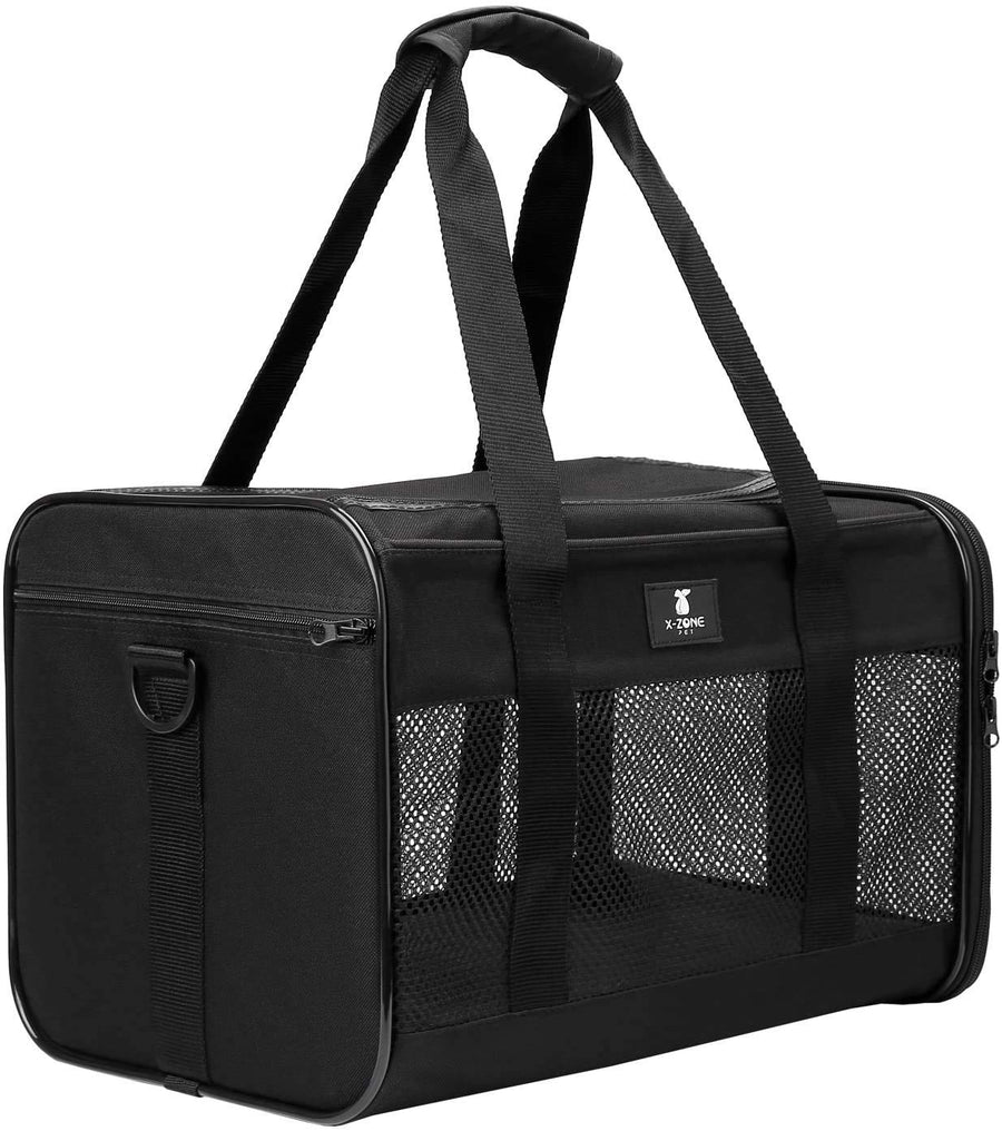 Cat Carrier Pet Carrier Portable Kitten Carrier for Small Medium Cats Under 25 Lbs,Cat Carrying Case with Removable Fleece Pad,Airline Approved Soft Sided Pet Travel Carrier