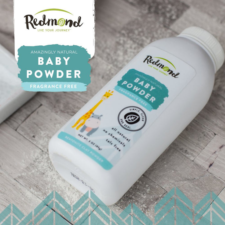 Redmond Clay Baby Powder, 3 Ounce