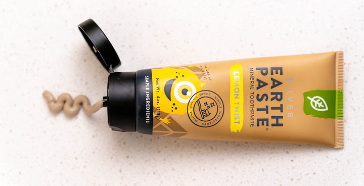 Redmond Earthpaste Toothpaste, Lemon Twist, 4 Ounce