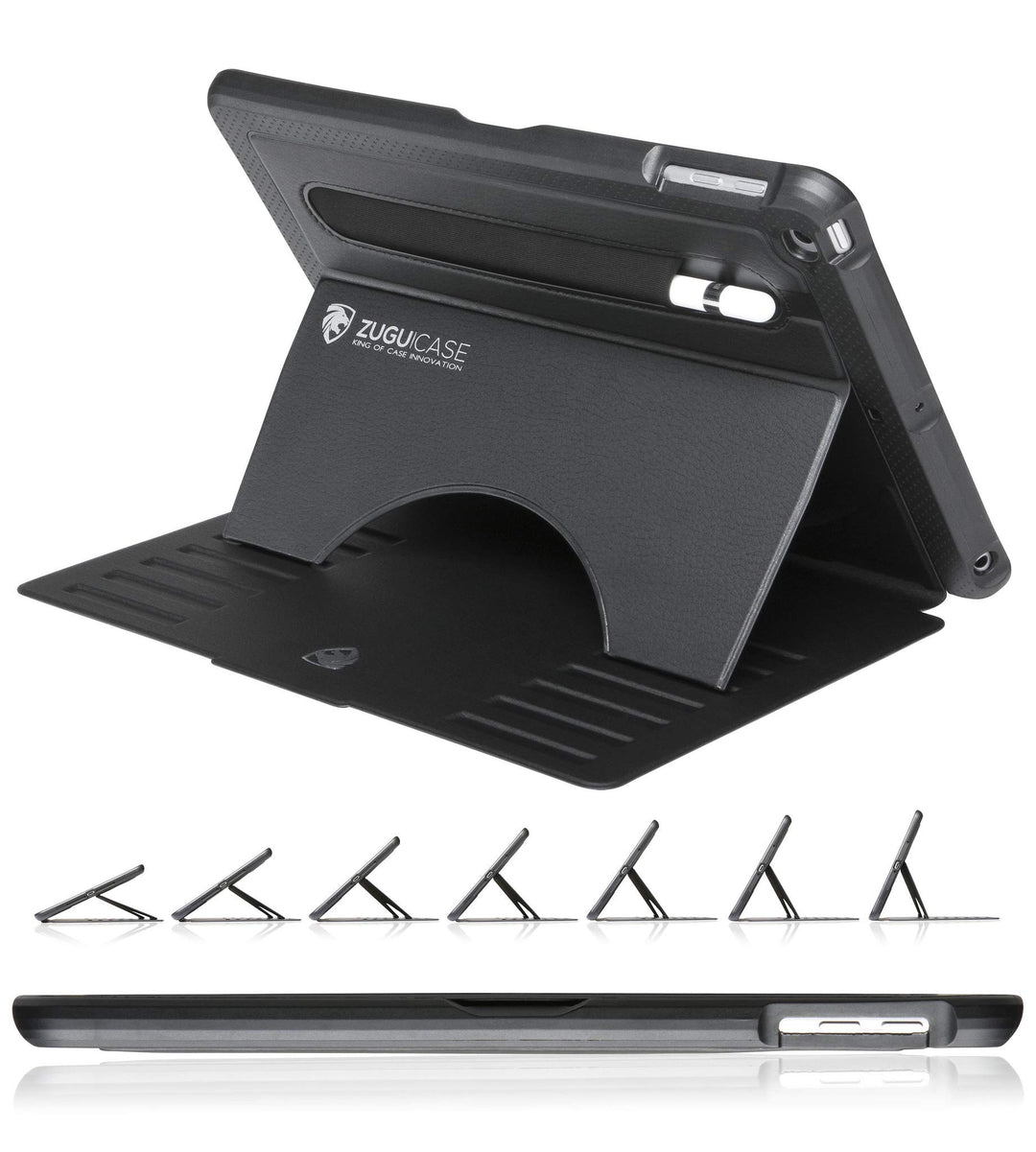 - 9.7 iPad 2018/2017 5th / 6th Gen &amp; iPad Air 1 Prodigy X Case - Very Protective But Thin + Convenient Magnetic Stand + Sleep/Wake Cover - A1893, A1954, A1823, A1822, A1474, A1475, A1476