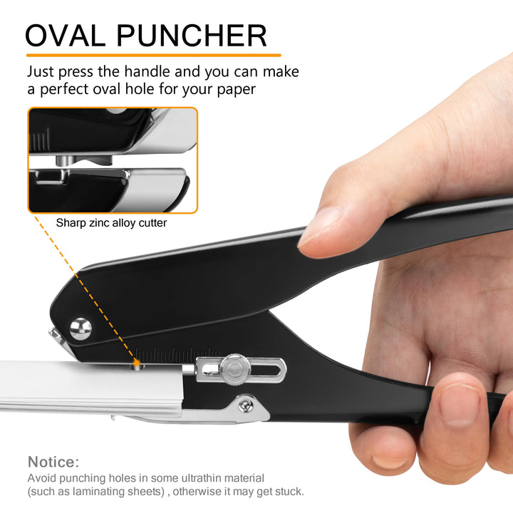Badge Hole Punch, Slot Puncher for Id Card, PVC Slot and Paper, Heavy-Duty Hole Punch for Pro Use