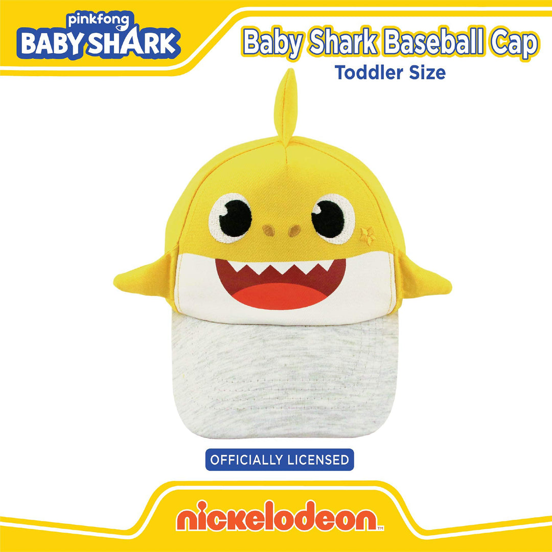 Nickelodeon Boys Baseball Cap, Baby Shark Adjustable To