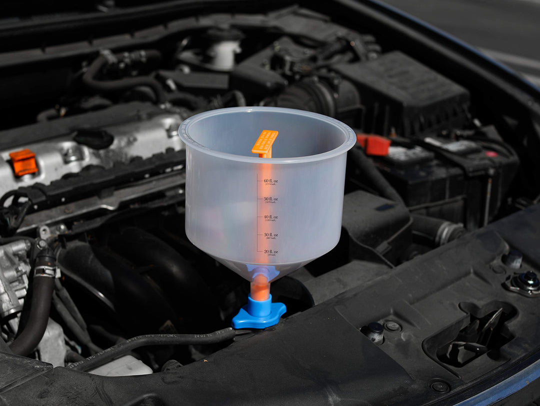 Spill Proof Radiator Coolant Filling Funnel Kit