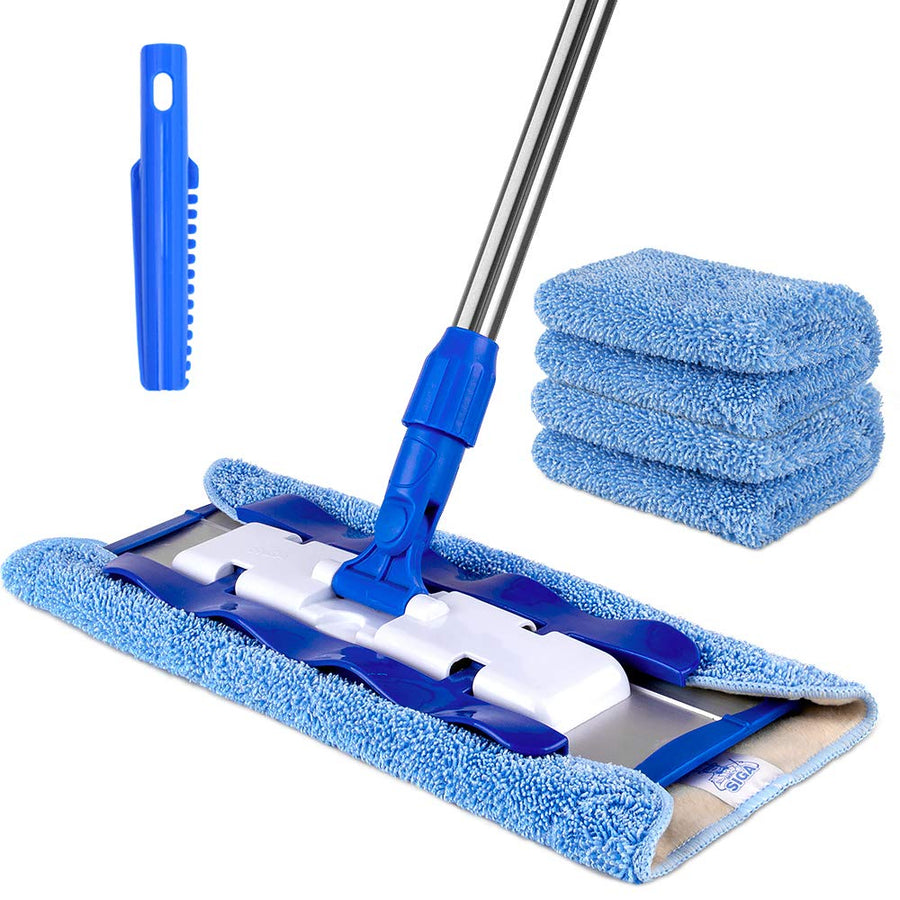MR.SIGA Professional Microfiber Mop for Hardwood, Lamin