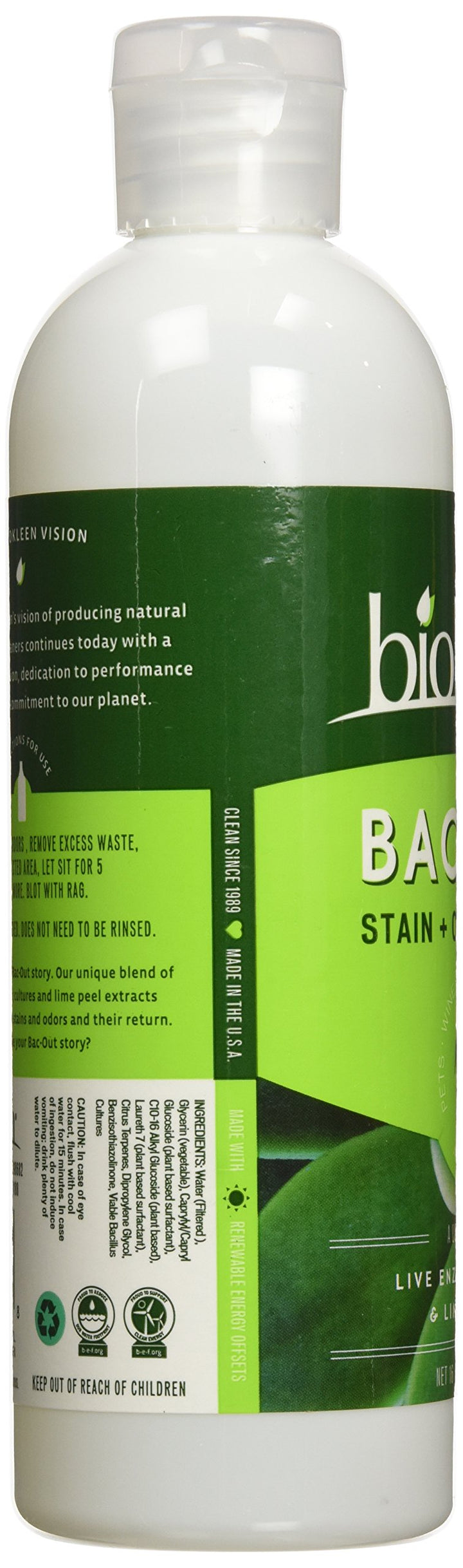 Bio Kleen Bac Out Enzyme Cleaner