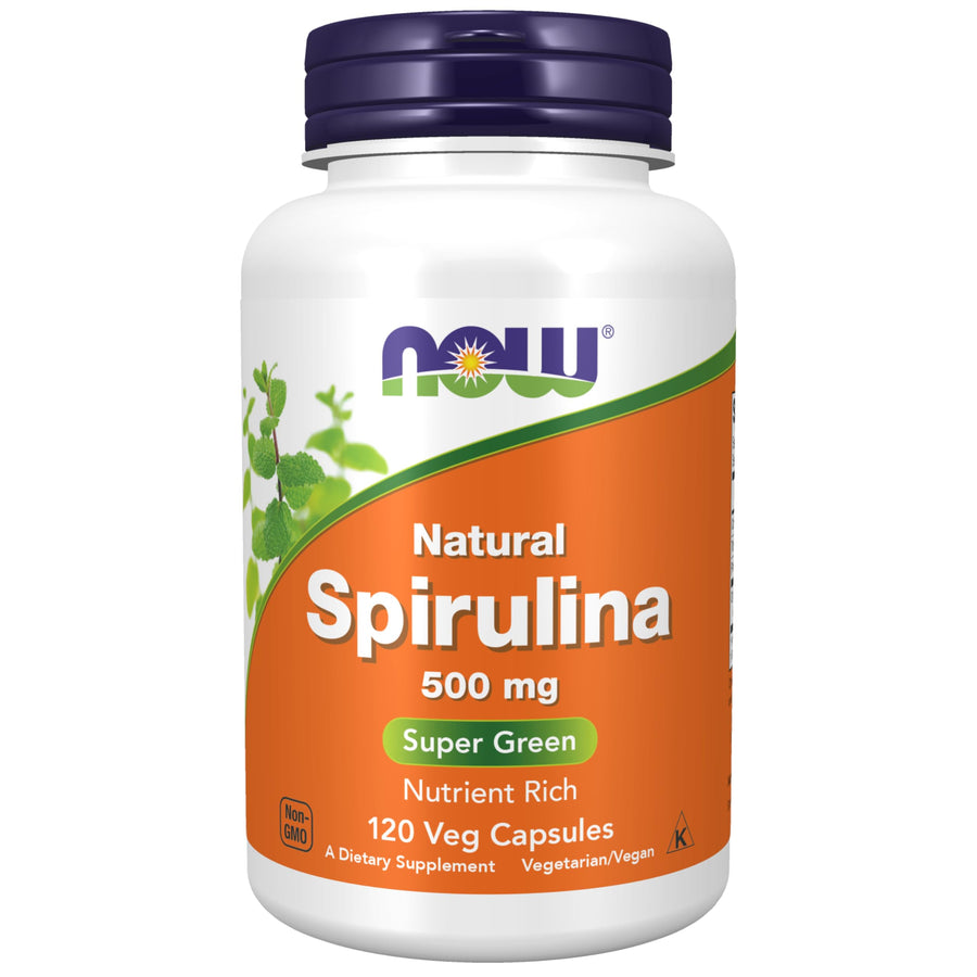 NOW Foods Supplements, Natural Spirulina 500 mg with Be