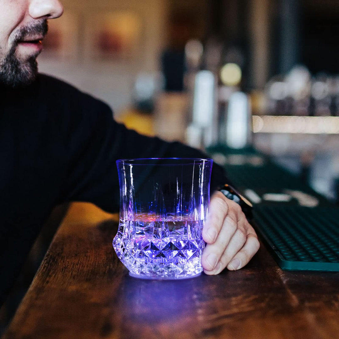 2 Packs Flash Light Up Cups Liquid Activated Multicolor