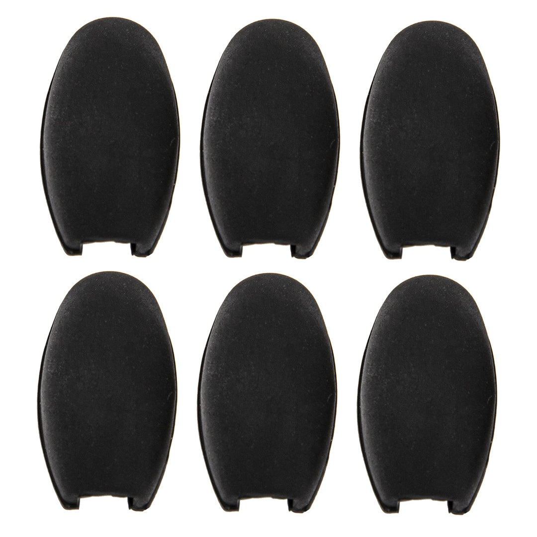 6Pcs Yootones Saxophone Thumb Finger Rest Palm Key Risers Compatible with Treble/Alto/Tenor Sax Key (Black)