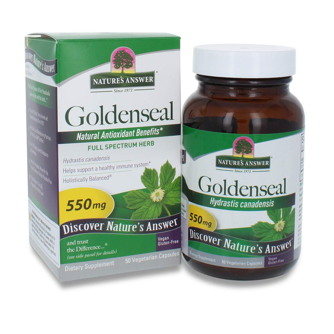 Nature&#39;s Answer Goldenseal Root Vegetarian Capsules 50-Count 50 Count AD