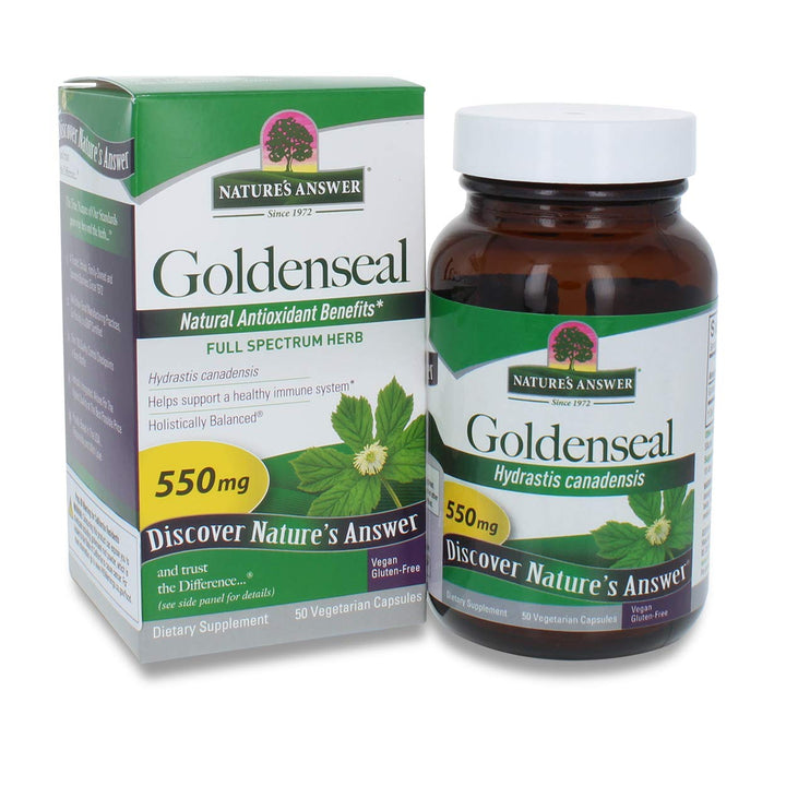 Nature&#39;s Answer Goldenseal Root Vegetarian Capsules 50-Count 50 Count AD