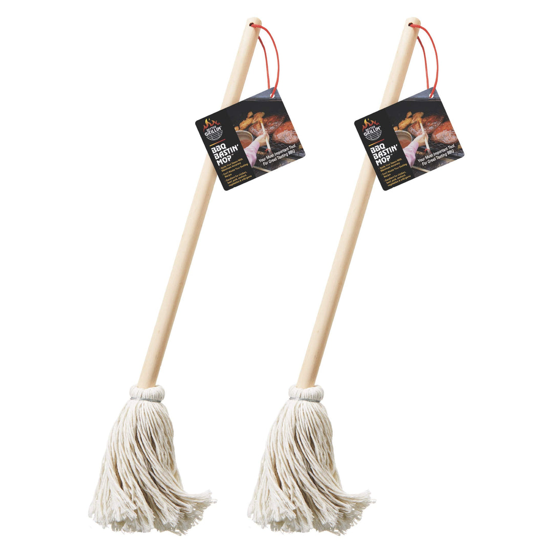 Better Grillin BBQ Bastin Mop Basting Barbecue Brush/Mo