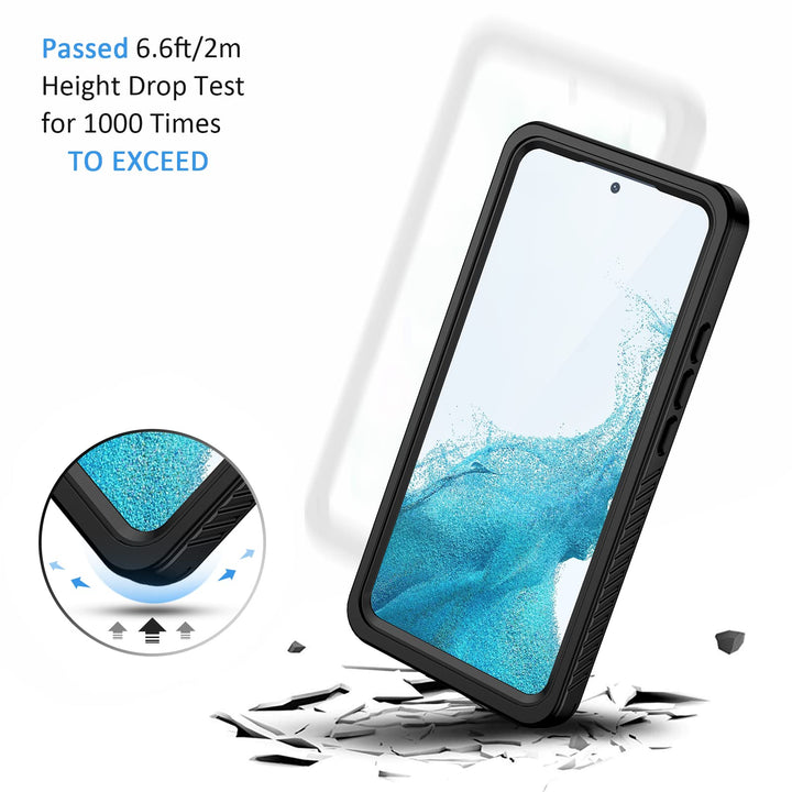 Lanhiem for Samsung Galaxy S22 Case, IP68 Waterproof Du