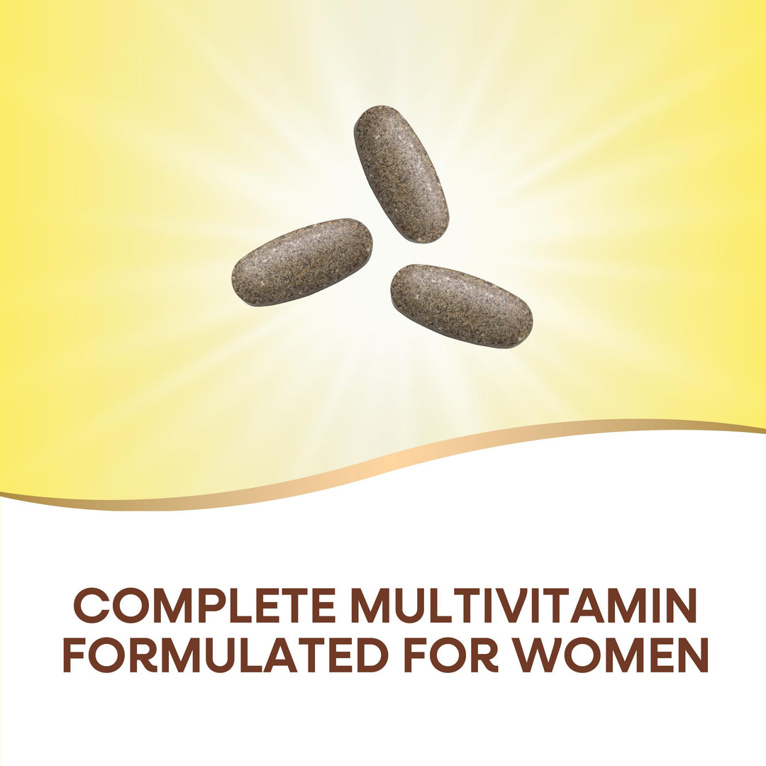 Nature&#39;s Way Alive! Max3 Potency Women&#39;s Complete Multivitamin, Supports Energy Metabolism, Heart &amp; Bone Health*, with B-Vitamins Including Methylated B12 and Folate, 90 Tablets (Packaging May Vary)