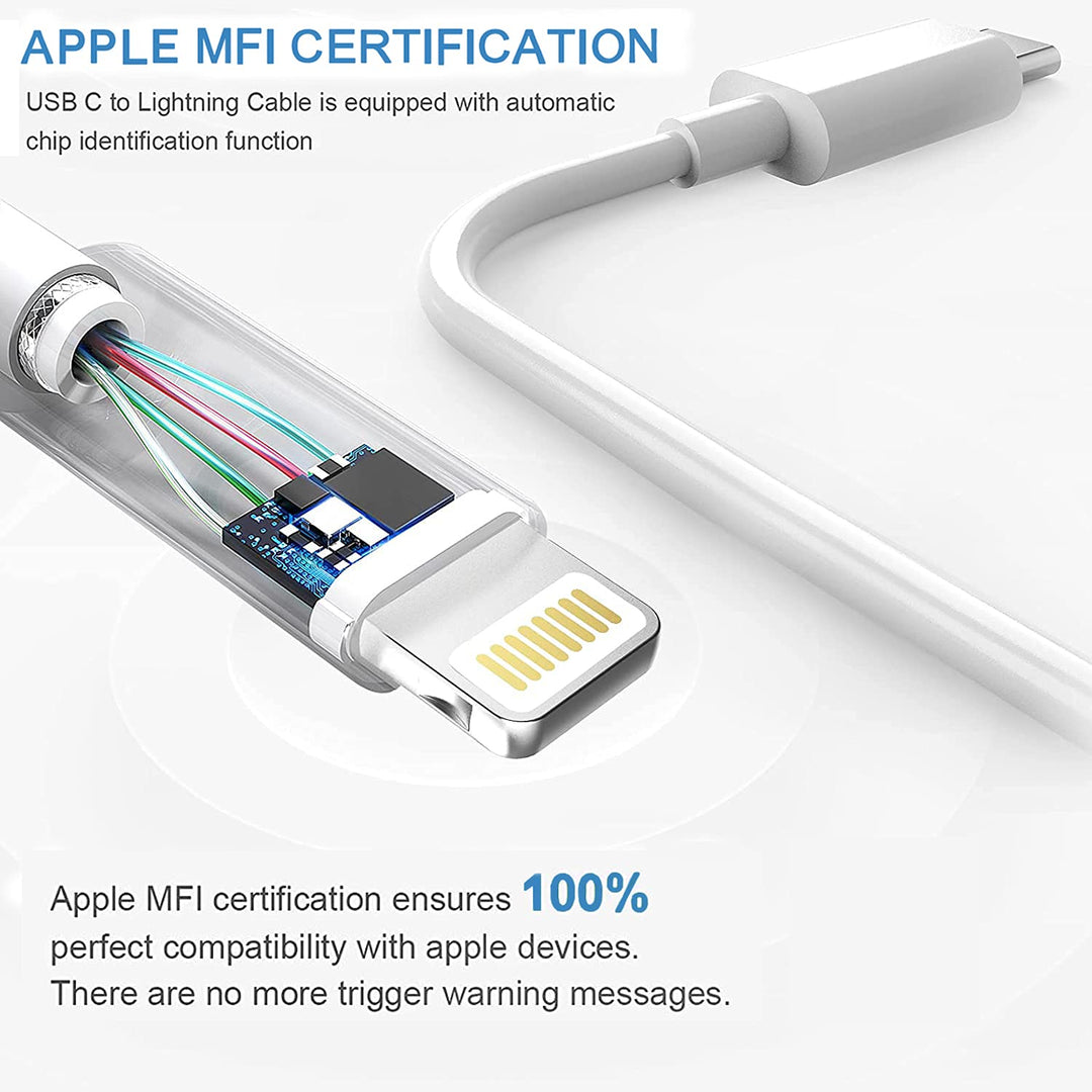 iPhone Lightning Charger Cable,iPhone Charger Cable [MFi Certified] 4Pack 10FT Extra Long iPhone Charging Cable Cord,USB to Lightning Cable for iPhone 14 ProMax/13Pro/12MiNi/11/XS/XR/8/7/6,AirPods