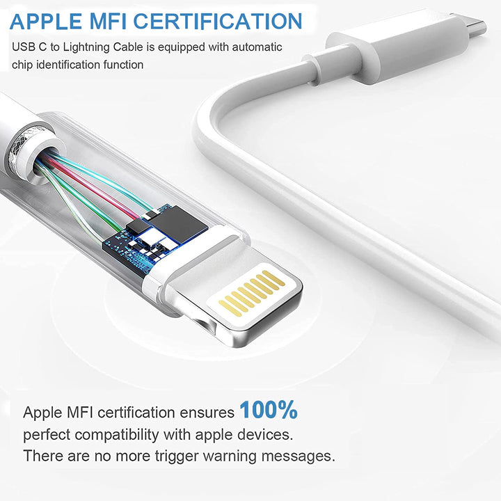 iPhone Lightning Charger Cable,iPhone Charger Cable [MFi Certified] 4Pack 10FT Extra Long iPhone Charging Cable Cord,USB to Lightning Cable for iPhone 14 ProMax/13Pro/12MiNi/11/XS/XR/8/7/6,AirPods