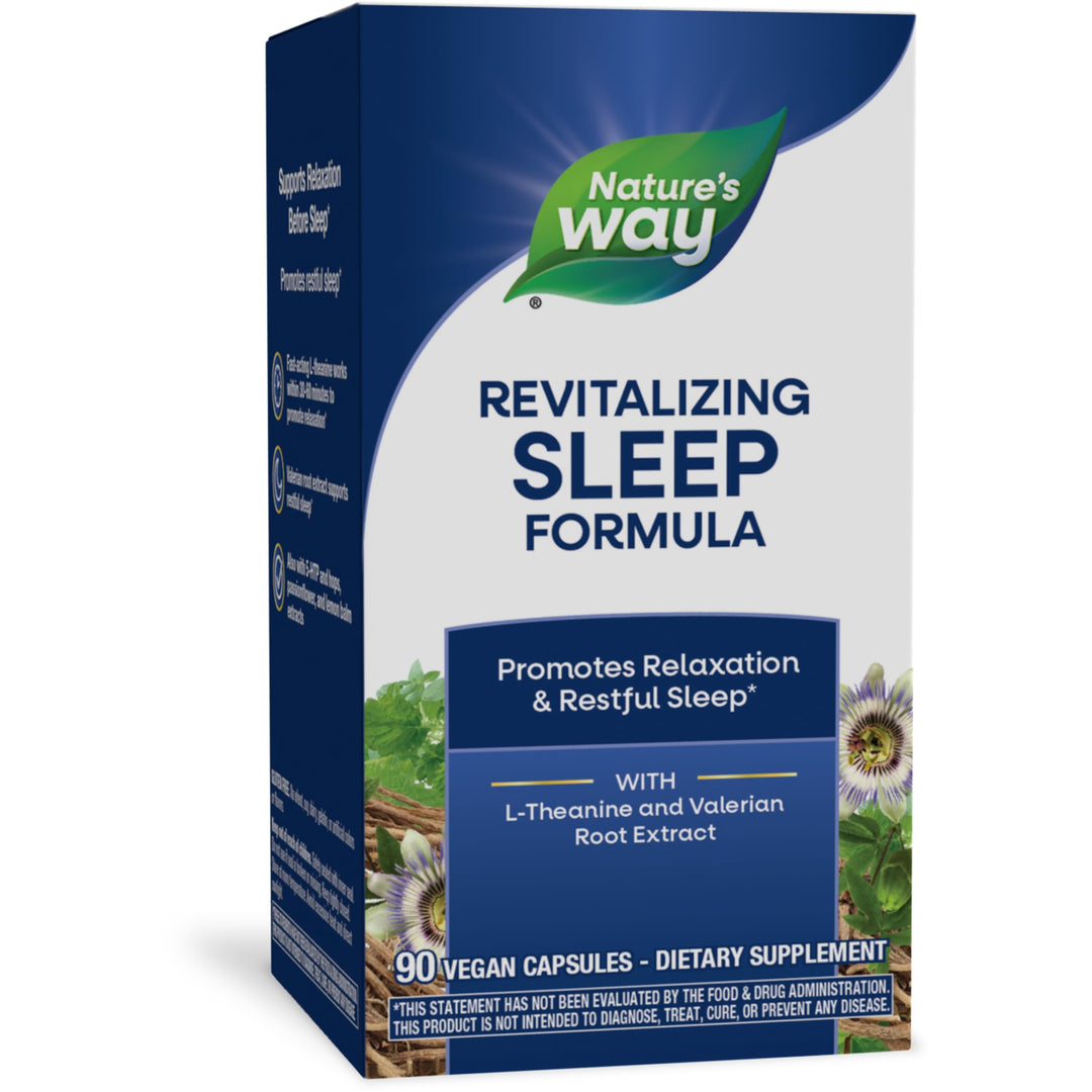 Nature&#39;s Way Fatigued to Fantastic! Revitalizing Sleep Formula, Promotes Restful Sleep*, 90 Capsules