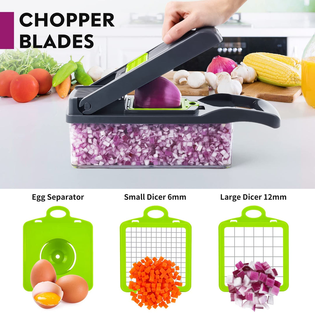 MAIPOR Vegetable/Pro Onion Chopper, Multifunctional 13 